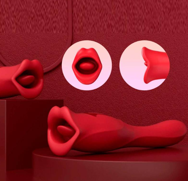 Vibrador Estimulador em Formato de Boca - YSCH110