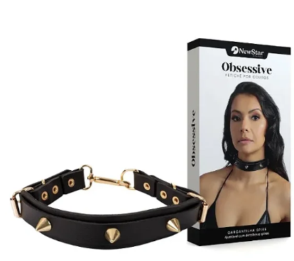 Gargantilha Spike Gold - NS139