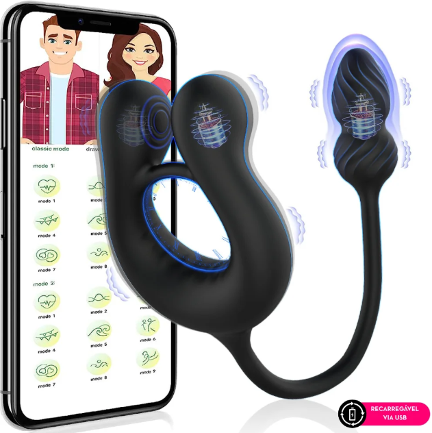 Massageador de Próstata por Aplicativo - MLPP2785