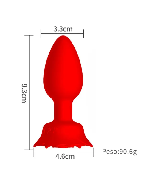 Plug Anal em Formato de Flor por Aplicativo - MLPP6089