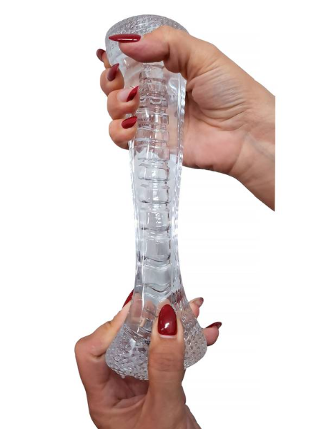 Masturbador Transparente em Silicone Jelly -  YSDF078