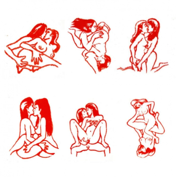 Dado Erotico Posições Lésbica Saquinho - ER-03L