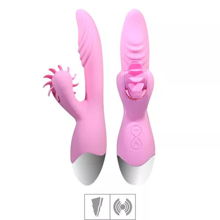 Vibrador Com Estimulador e Aquecimento 7 Vibrações - DB-1874