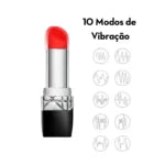 Mini Vibrador Batom Recarregável - MBA1311