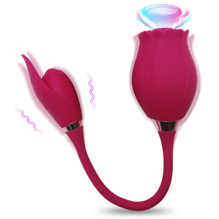 Estimulador Clitoriano Duplo Flower - MLVS1316