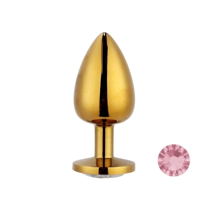 PLUG ANAL EM METAL DOURADO - MPA1302