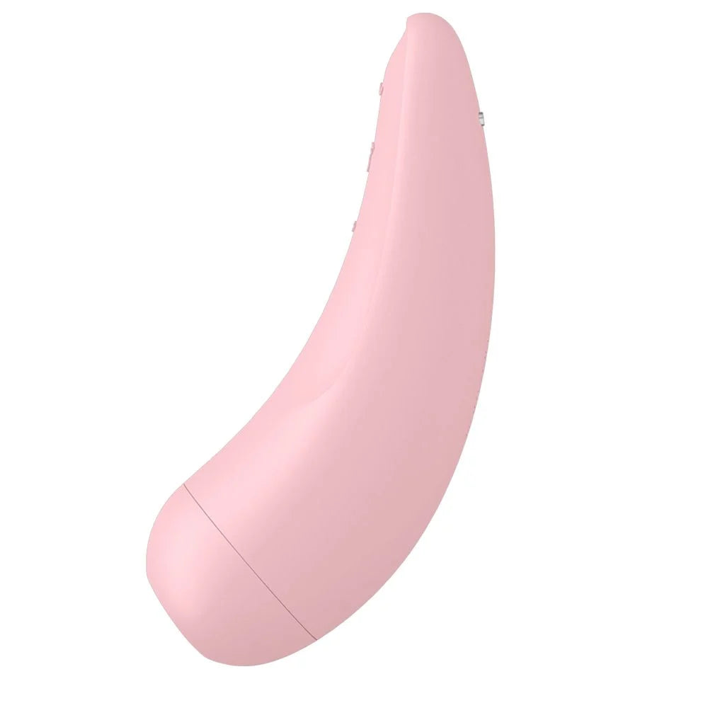 Satisfyer Curvy 2+ Vibrador Com Ondas De Pressão Rosa e APP - SF0127