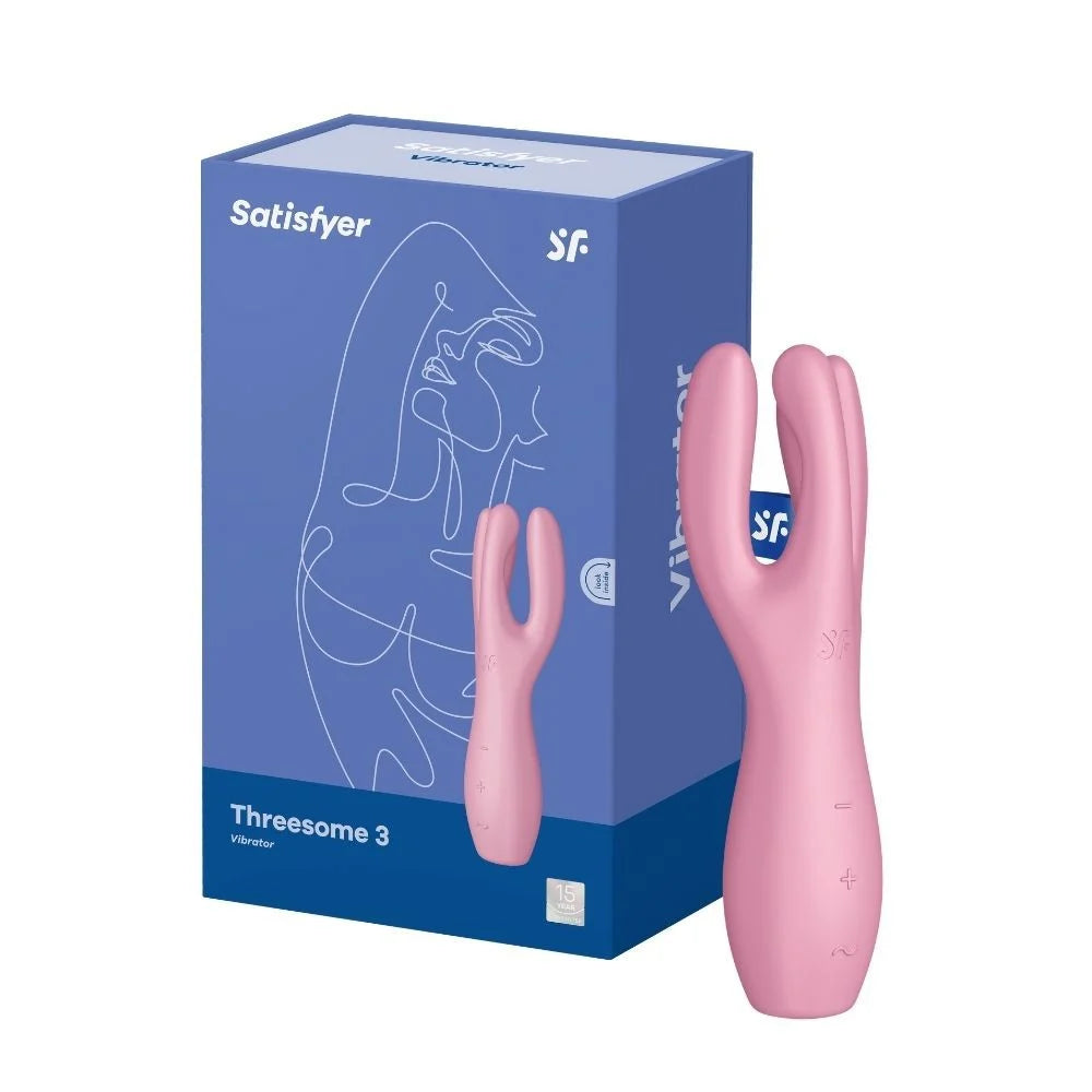 Satisfyer Threesome 3 Vibrador Multifuncional Pink - SF2127