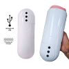 Masturbador de Silicone Flexível com Vibro e Sucção USB Recarregável - YSGA117