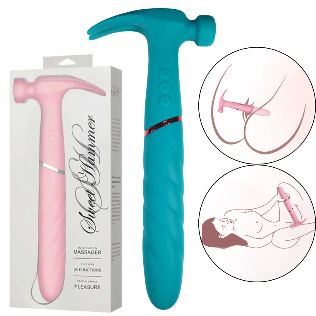 Vibrador Martelo Estimulador de Ponto G e Clitóris - BD1002