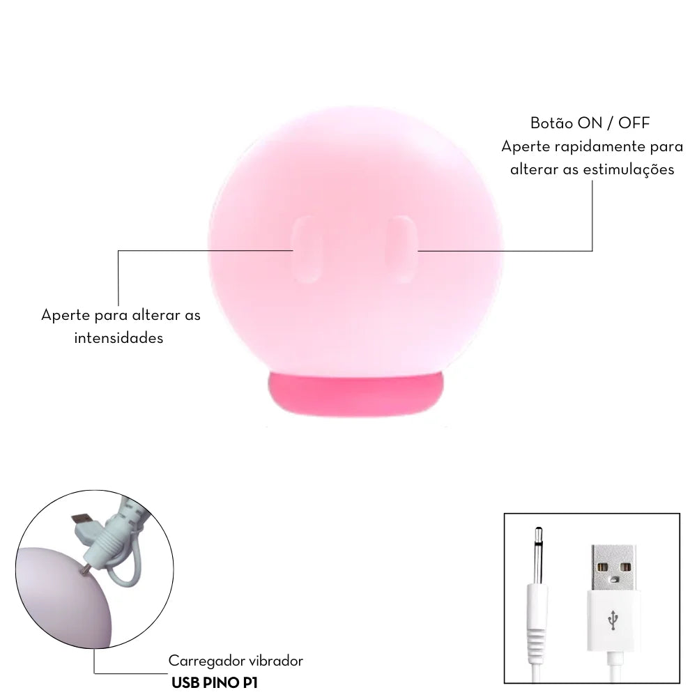Estimulador Clitoriano com Duas Pontas - MBA1549