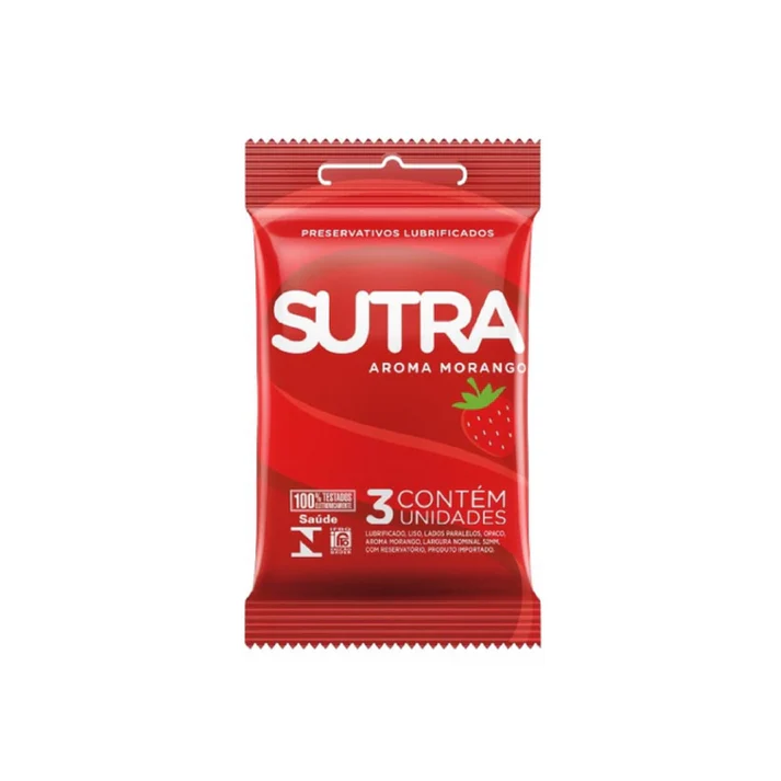 Preservativo Sutra Morango - 005013