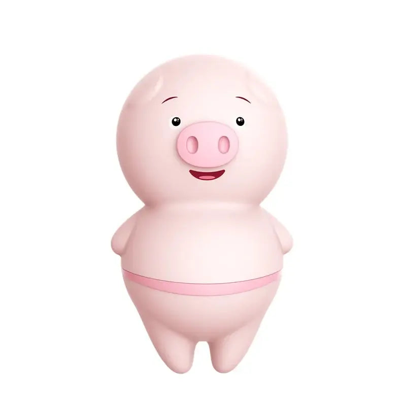 Vibrador Porquinho Recarregável Linguinha - 6 Modos de Vibração